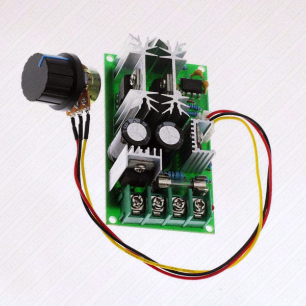 Régulateur Vitesse Moteur DC PWM 9-60V 20A 1200W - Réglable Par Potentiomètre, Pour Robotique DIY